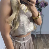 women-s-2-piece-glossy-outfit-tank-top-wide-leg-pants-4226